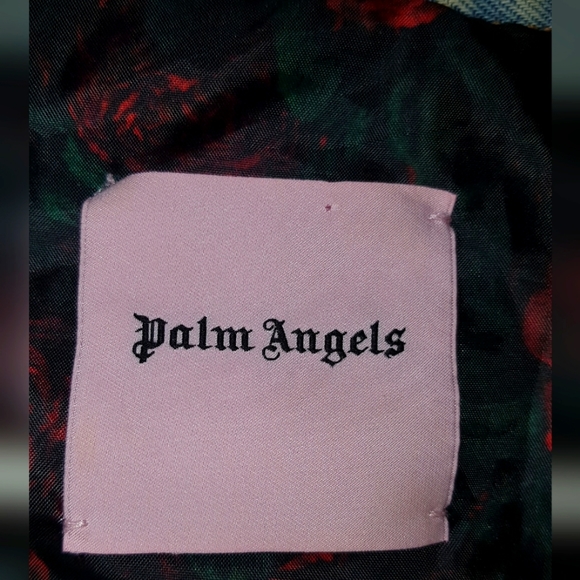 Palm Angels ripped sleeves denim jacket - Picture 2 of 7